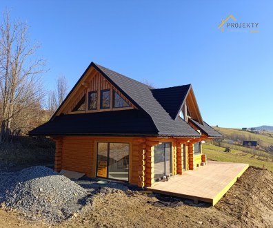 L-116-4plus. Solidny dom z bali w góralskim wydaniu, powiększony i gotowy na wygodne życie